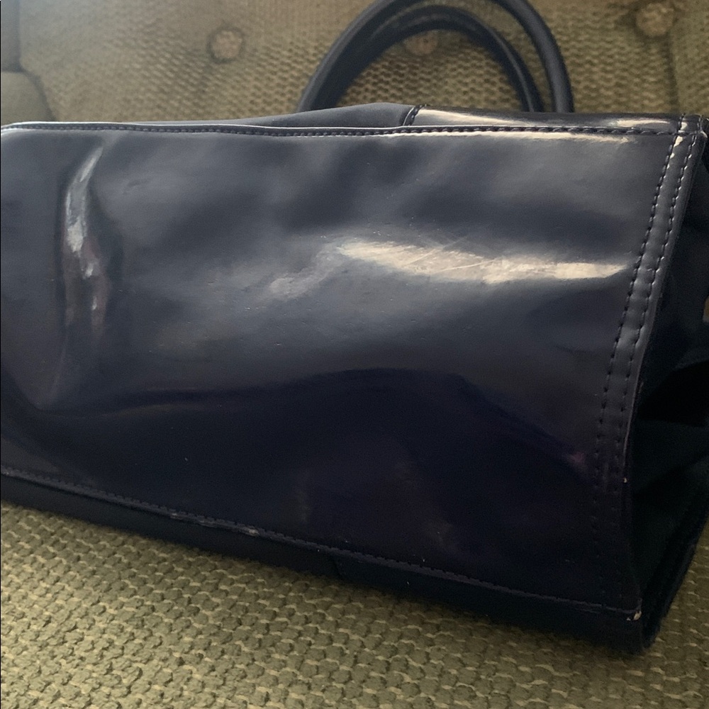 Tory Burch Ella Tote in navy blue - Picture 3 of 16